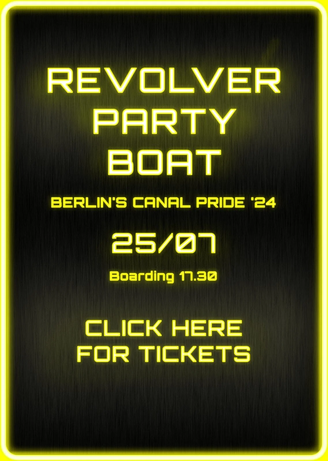 Revolver Party - SUPERQUEEROS party advertisement. 3 people in superhero outfits standing in water, behind them are lightening strikes in blue, yellow, and magenta.